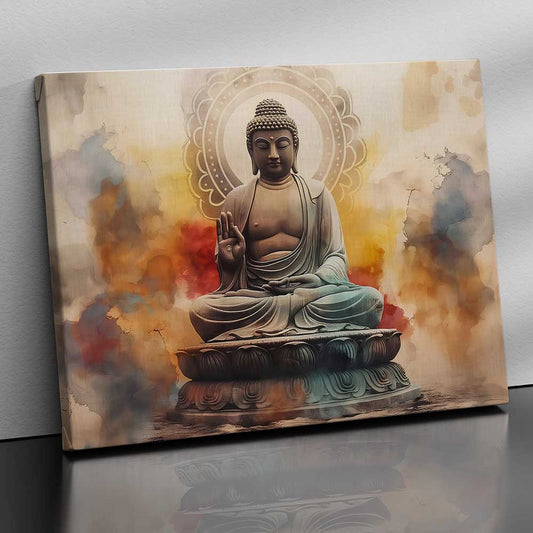 Buddha Art Canvas for Home and Office Wall Decor