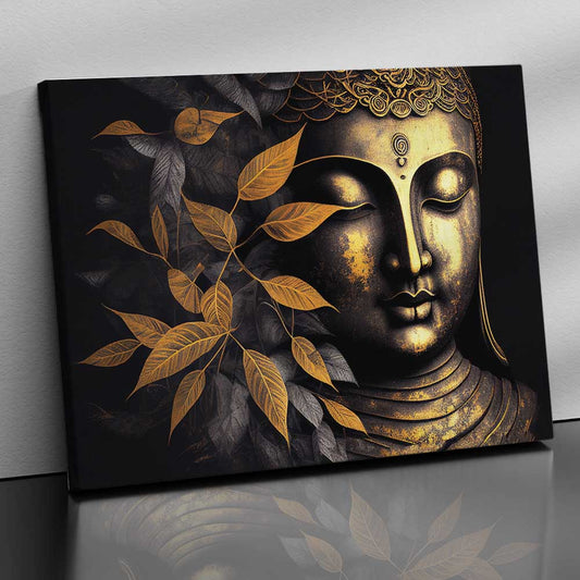 Buddha Art Canvas for Home and Office Wall Decor
