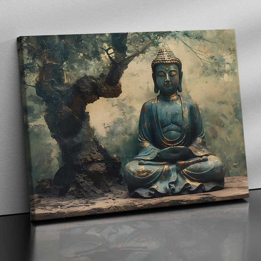 Buddha Art Canvas for Home and Office Wall Decor