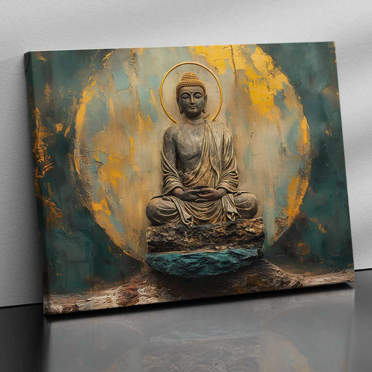 Buddha Art Canvas for Home and Office Wall Decor