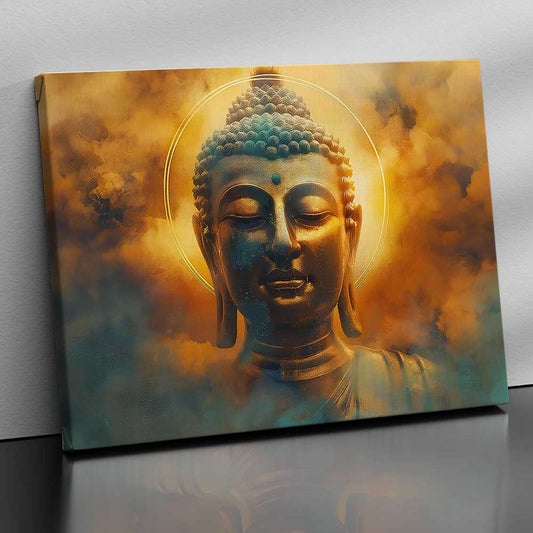 Buddha Art Canvas for Home and Office Wall Decor