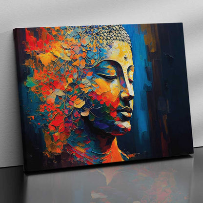 Buddha Art Canvas for Home and Office Wall Decor