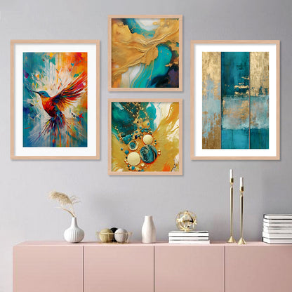 Beautiful Bird Art Painting for Home Wall Decoration