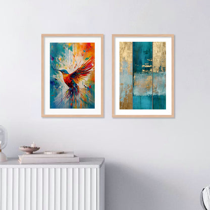 Beautiful Bird Art Painting for Home Wall Decoration