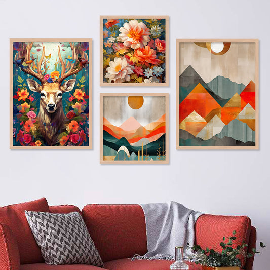 Premium Wall Decor Paintings with Frame for Home Decoration