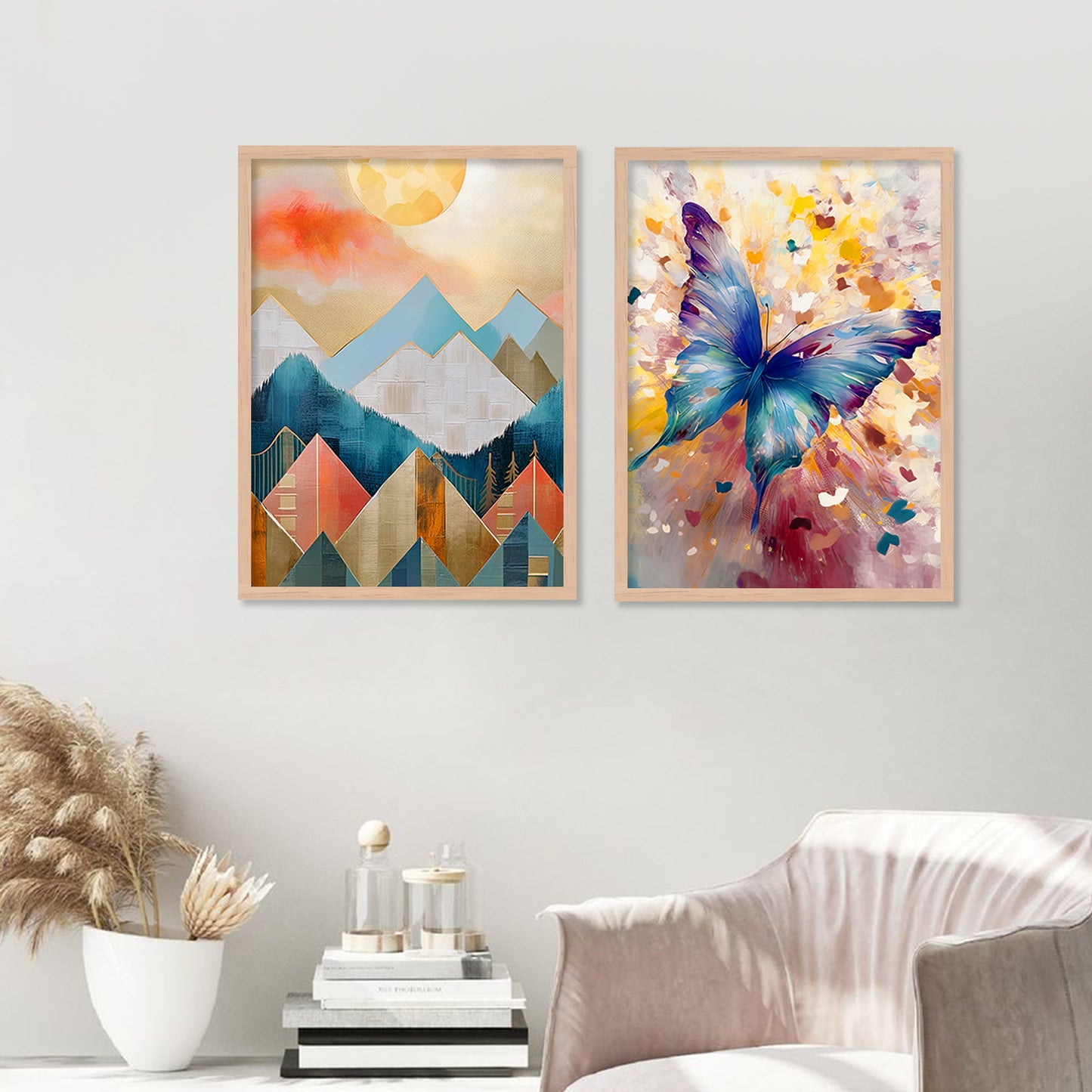 Beautiful Butterfly Art Painting for Home Wall Decoration