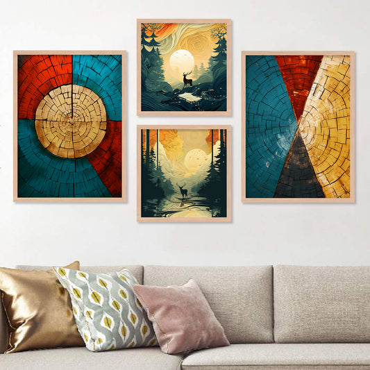 Premium Wall Decor Paintings with Frame for Home Decoration