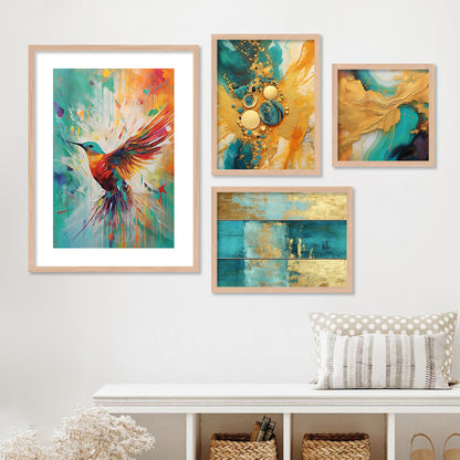 Beautiful Bird Art Painting for Home Wall Decoration