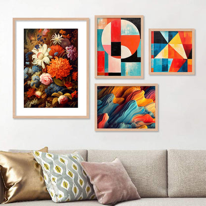 Beautiful Floral Art Painting for Home Wall Decoration