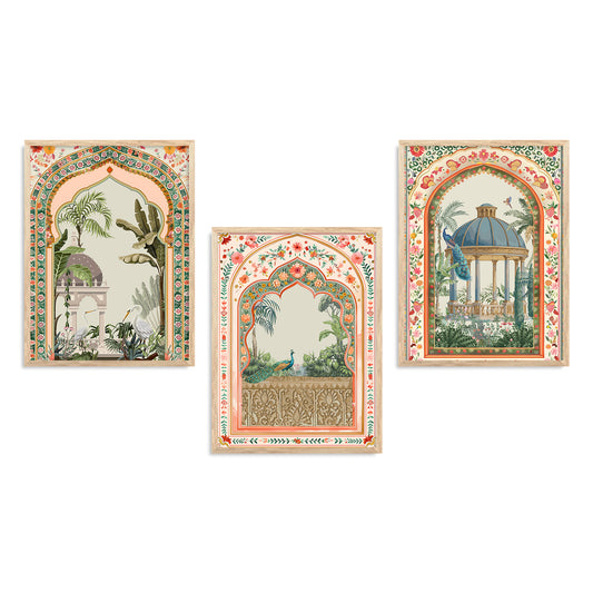 Traditional wall Art Paintings with Frame for Home Decor - Framed Wall Painting for Living Room Bedroom Office Room Decor - Painting for Wall Decoration