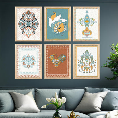 Gond Wall Art Paintings with Frame for Wall Decor