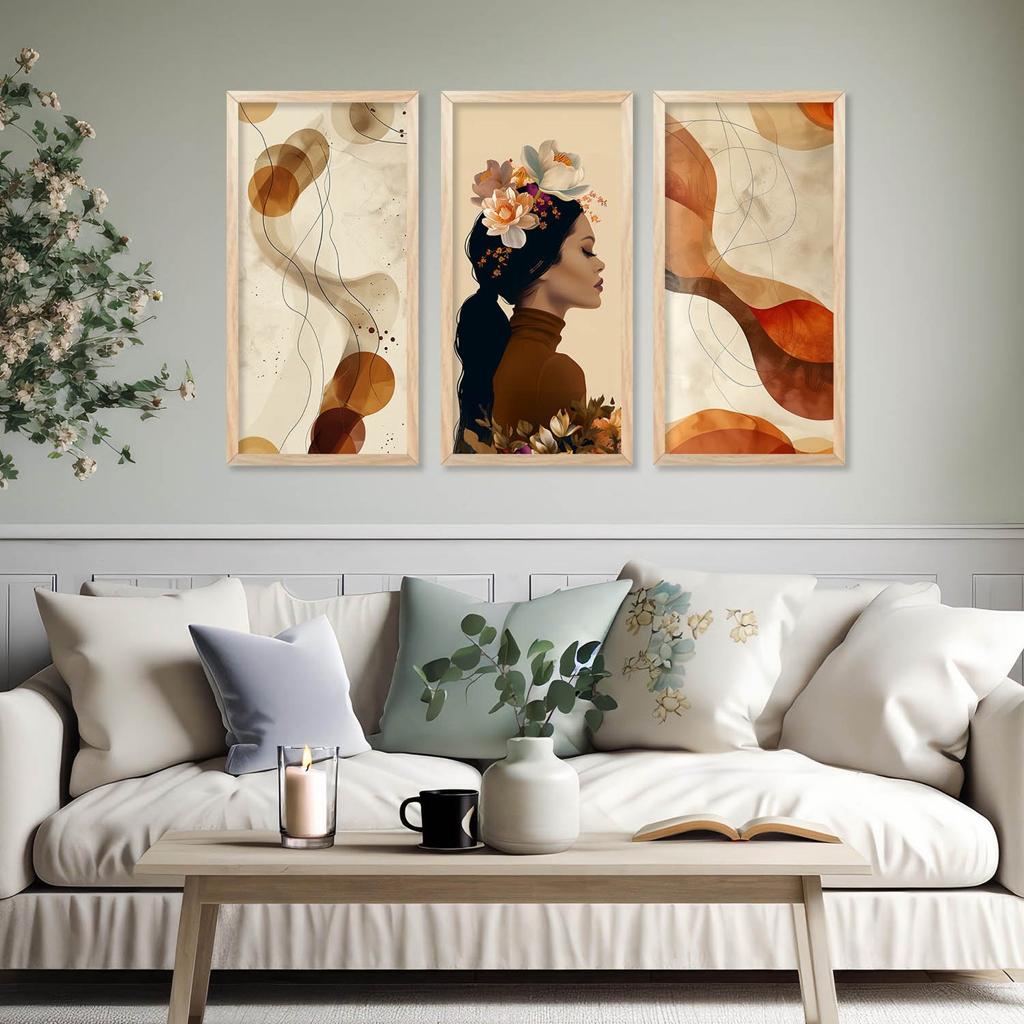 Modern Art Framed Posters for Home and Office Wall Decor