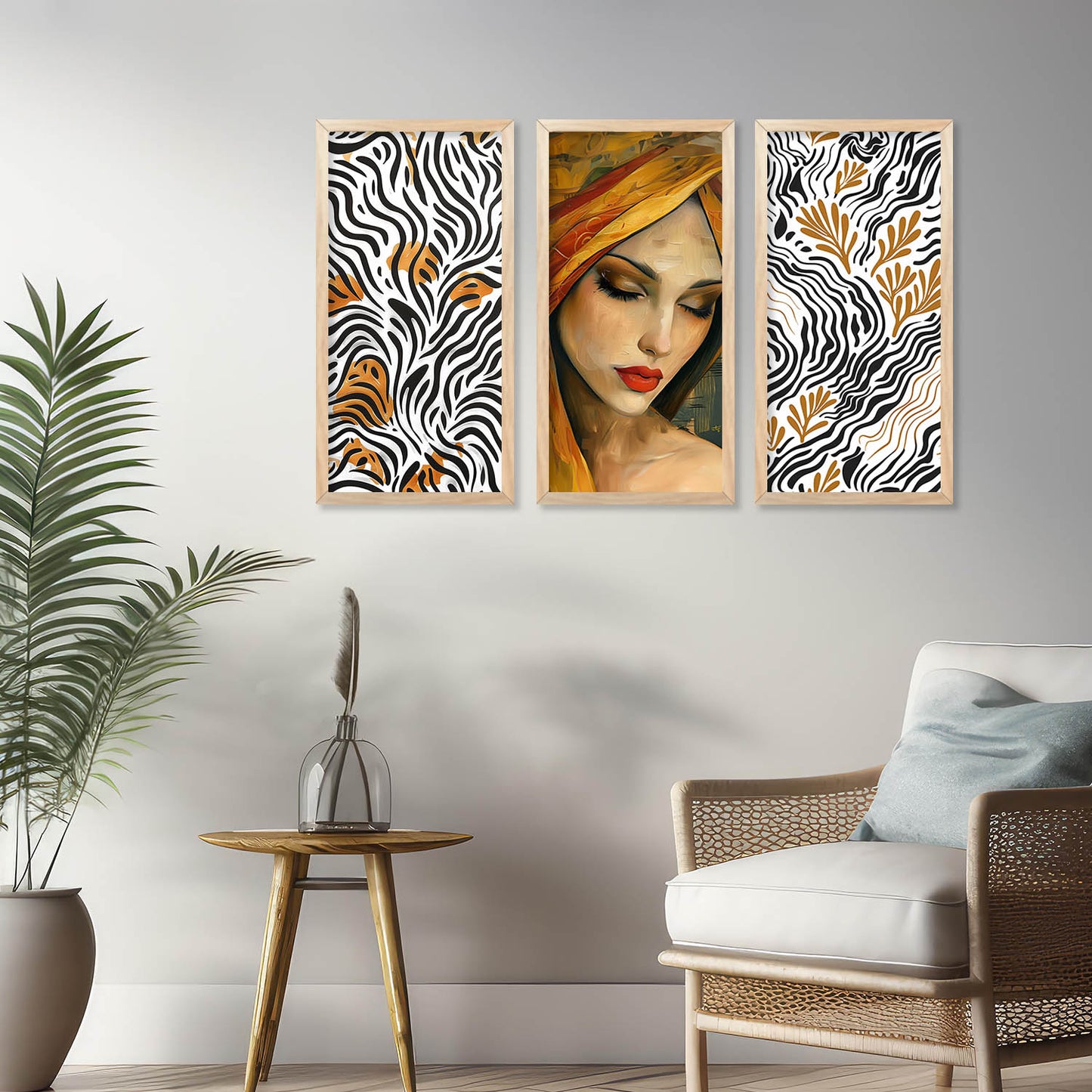 Modern Art Framed Posters for Home and Office Wall Decor