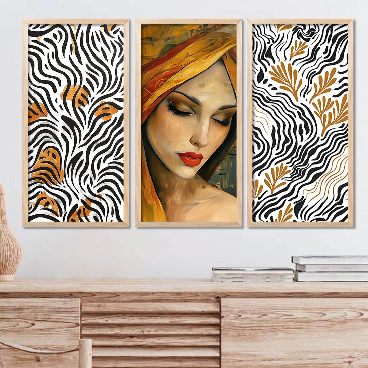 Modern Art Framed Posters for Home and Office Wall Decor