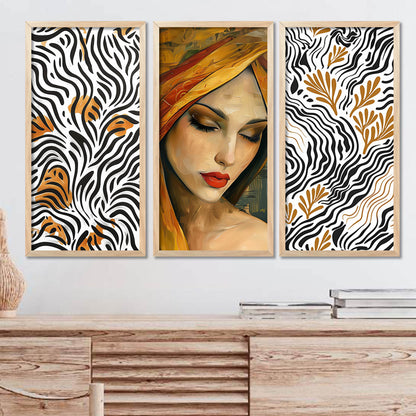 Modern Art Framed Posters for Home and Office Wall Decor