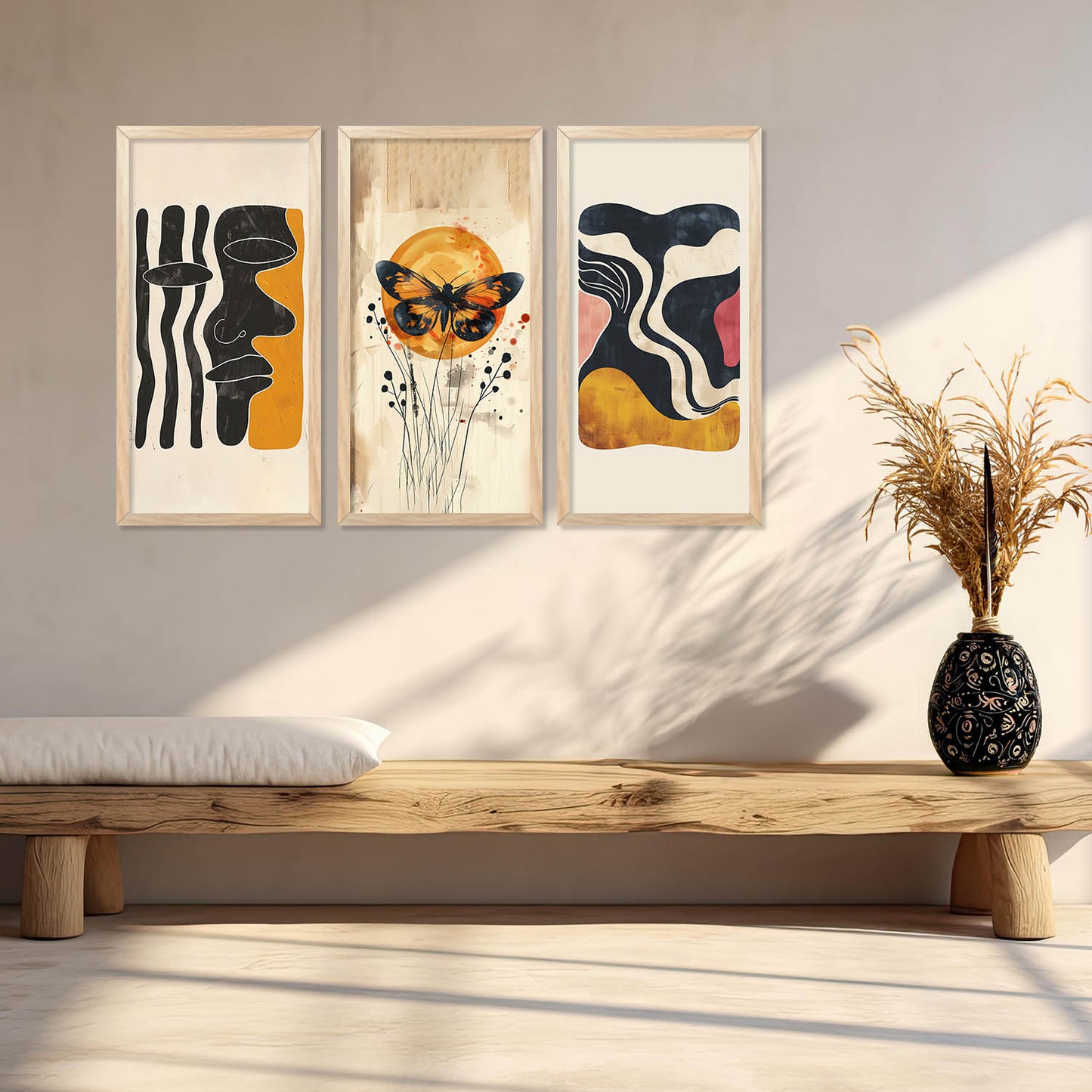 Modern Art Framed Posters for Home and Office Wall Decoration