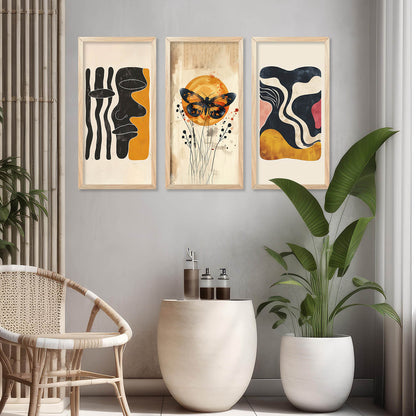 Modern Art Framed Posters for Home and Office Wall Decoration