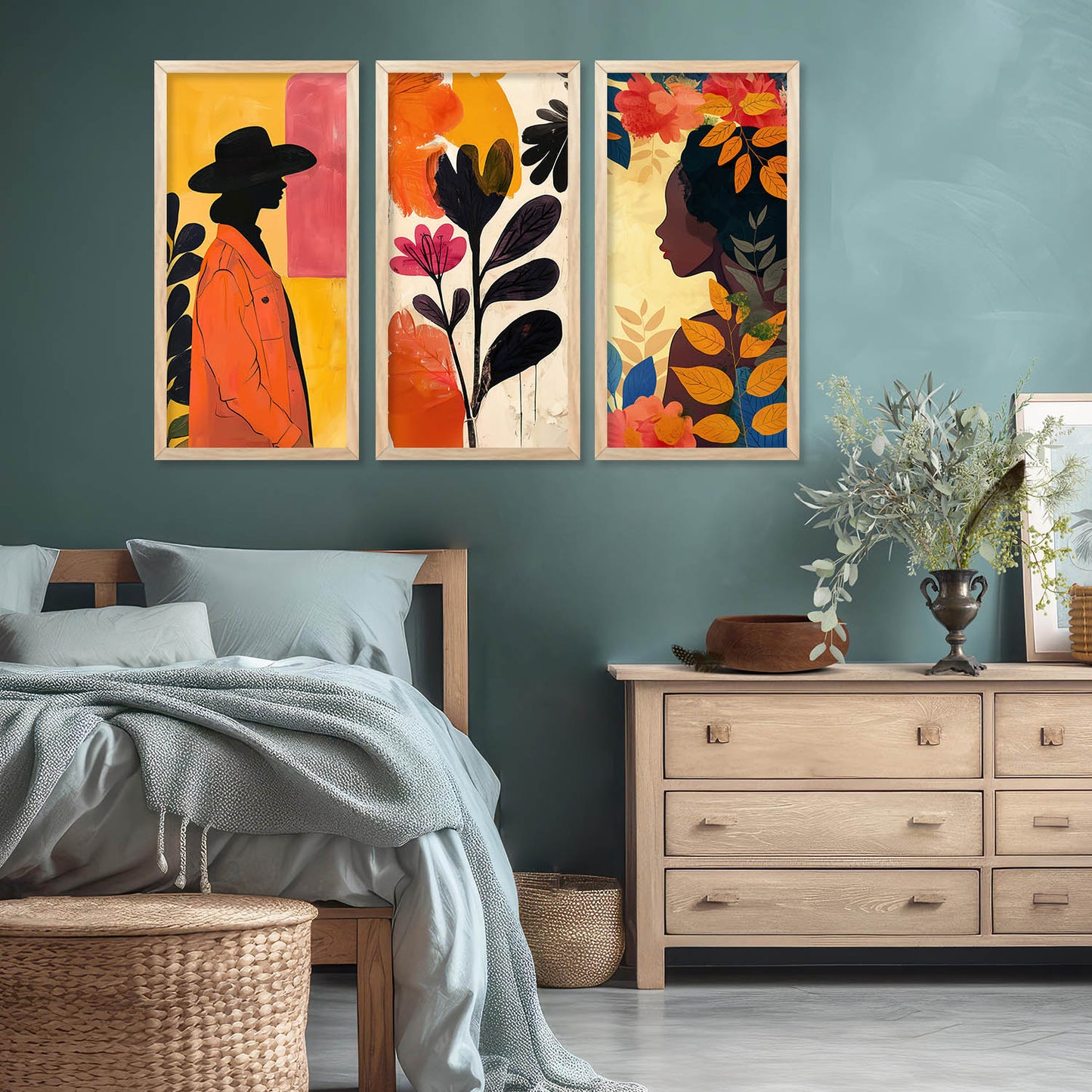 Modern Art Framed Posters for Home and Office Wall Decor