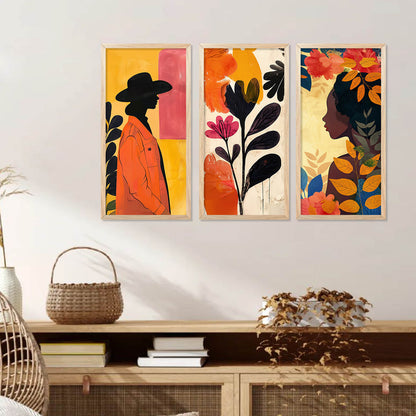 Modern Art Framed Posters for Home and Office Wall Decor