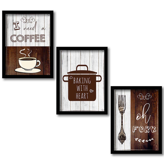 Motivational Wall Frames Posters Paintings For office study Room Home Decoration ( set of 3 )