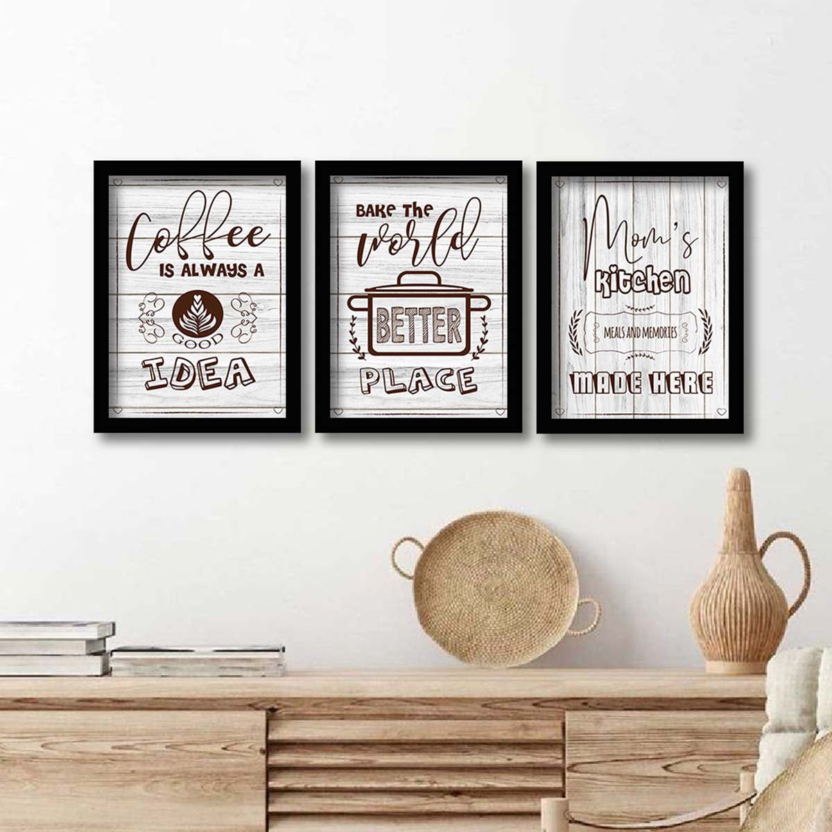 Motivational Wall Frames Posters Paintings For office study Room Home Decoration ( set of 3 )