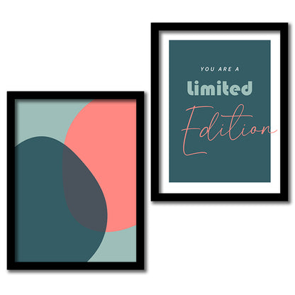 Motivational Wall Frames Posters Paintings For office study Room Home Decoration Set Of 2