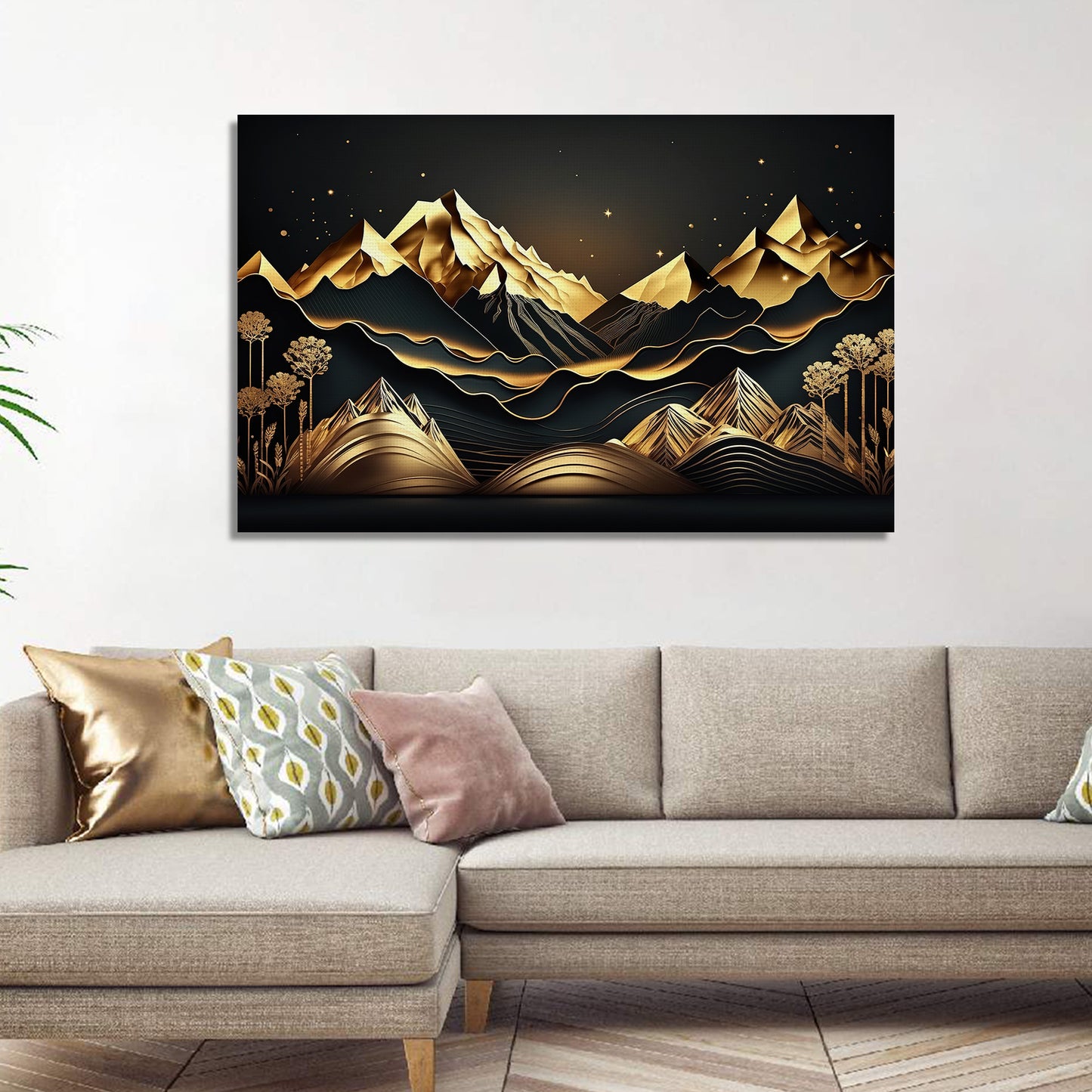 Abstract Canvas Painting - Modern Canvas Art