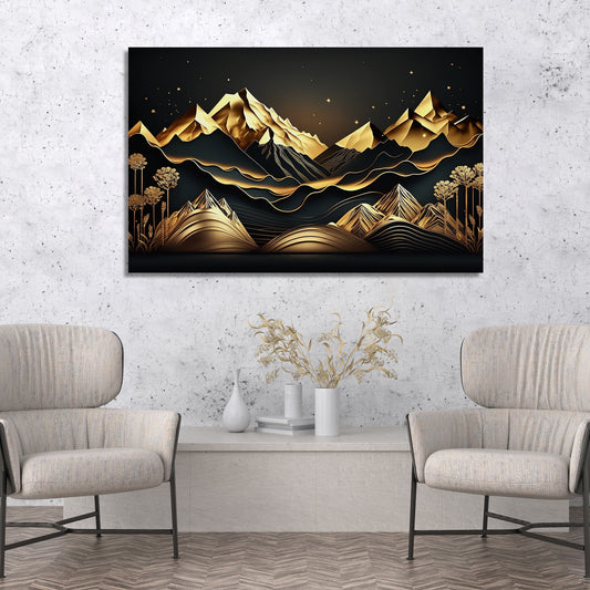 Abstract Canvas Painting - Modern Canvas Art