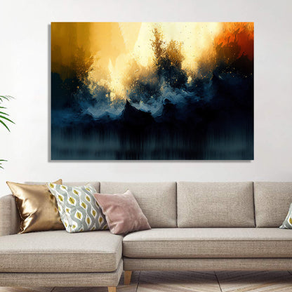 Abstract Art Canvas Painting for Living Room Bedroom Wall Decor