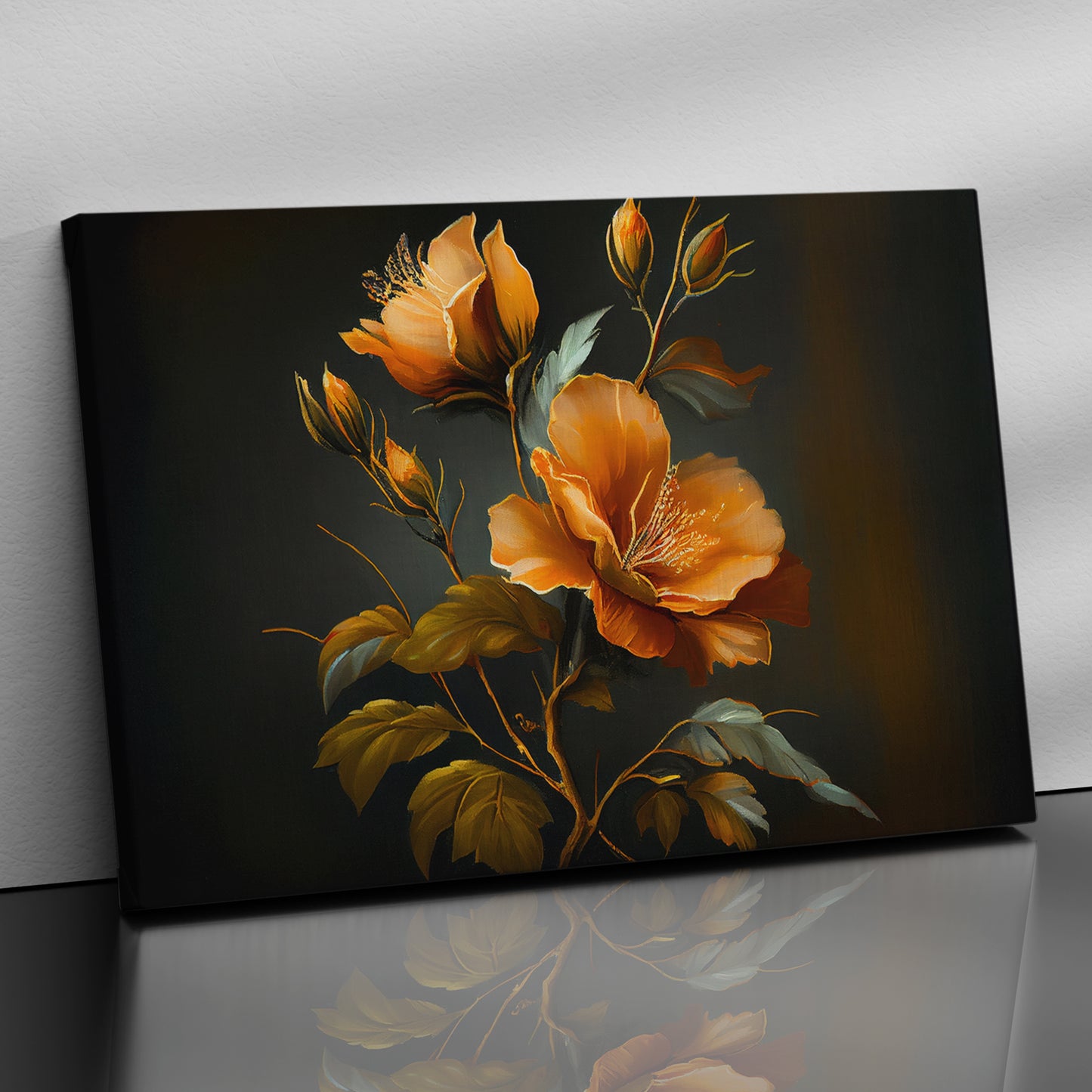 Floral Canvas Paintings for Living Room Bedroom Wall Decor - Paintings for Home Decor