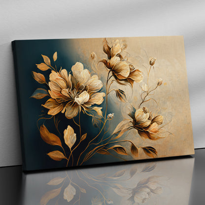 Upgrade Your Home with Bold and Beautiful Abstract Floral Art on Canvas - Living Room and Bedroom