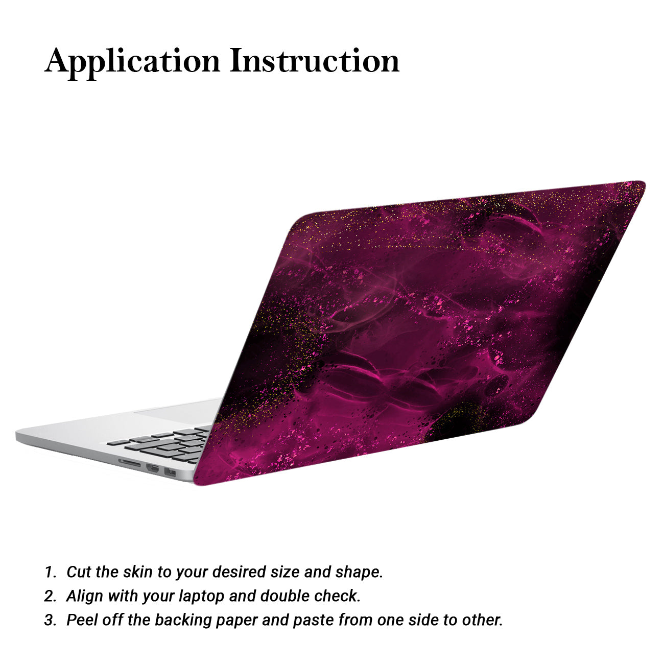 Kalit kala Decor Self Adhesive Vinyl Laptop Decals / Skins for All Laptops Upto 15.6 inch - Nature Inspired Graphic Printed Laptop Skin / Sticker for HP Apple Acer Asus Dell LG Lenovo and All Laptops