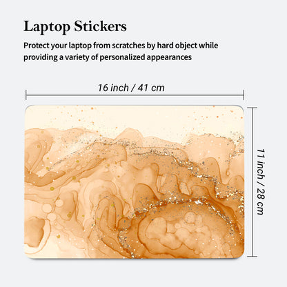 Kalit kala Decor Self Adhesive Vinyl Laptop Decals / Skins for All Laptops Upto 15.6 inch - Nature Inspired Graphic Printed Laptop Skin / Sticker for HP Apple Acer Asus Dell LG Lenovo and All Laptops