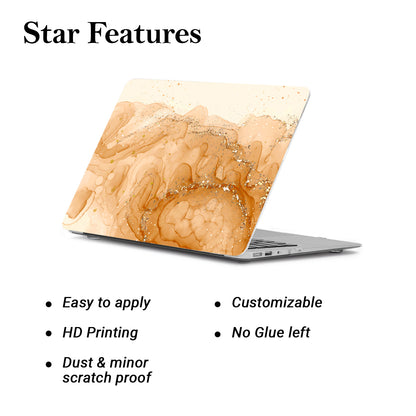 Kalit kala Decor Self Adhesive Vinyl Laptop Decals / Skins for All Laptops Upto 15.6 inch - Nature Inspired Graphic Printed Laptop Skin / Sticker for HP Apple Acer Asus Dell LG Lenovo and All Laptops