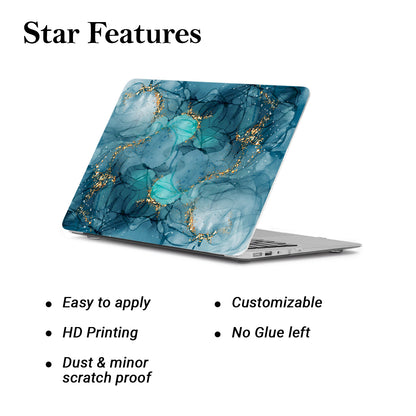 Kalit kala Decor Self Adhesive Vinyl Laptop Decals / Skins for All Laptops Upto 15.6 inch - Nature Inspired Graphic Printed Laptop Skin / Sticker for HP Apple Acer Asus Dell LG Lenovo and All Laptops