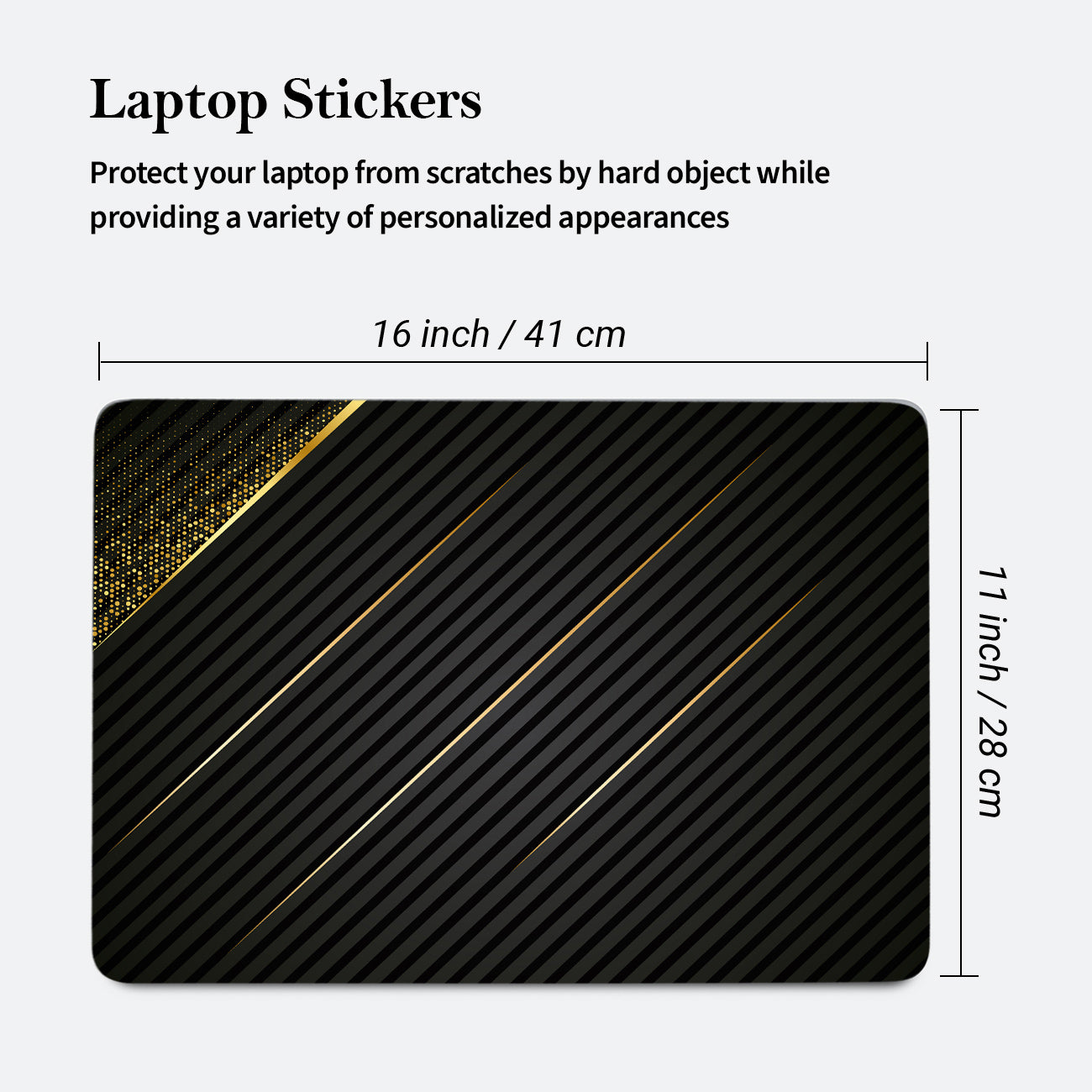 kalit kala Decor Laptop Decals for All Laptops Upto 15.6 inch - Self Adhesive Leaf Printed Vinyl Laptop Skins / Stickers for HP Apple Acer Asus Dell LG and All Laptops