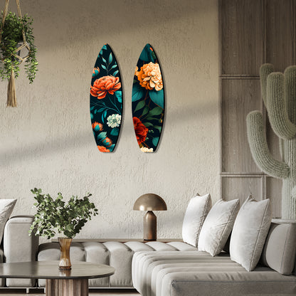 Floral Inspired Wall Hangings for Living Room Bedroom and Home Wall Decor