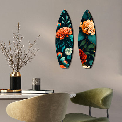 Floral Inspired Wall Hangings for Living Room Bedroom and Home Wall Decor