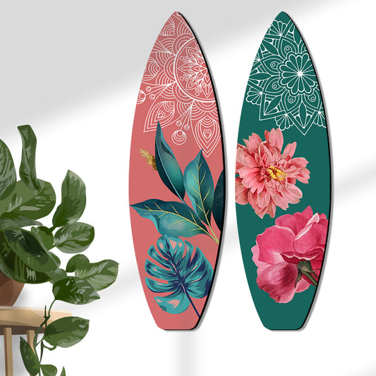 Floral Inspired Wall Hangings for Living Room Bedroom and Home Wall Decor