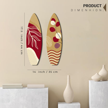 Modern Art Nature Inspired Wall Hangings for Wall Decoration - MDF Wood Wall Hangings