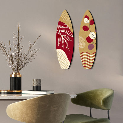 Modern Art Nature Inspired Wall Hangings for Wall Decoration - MDF Wood Wall Hangings