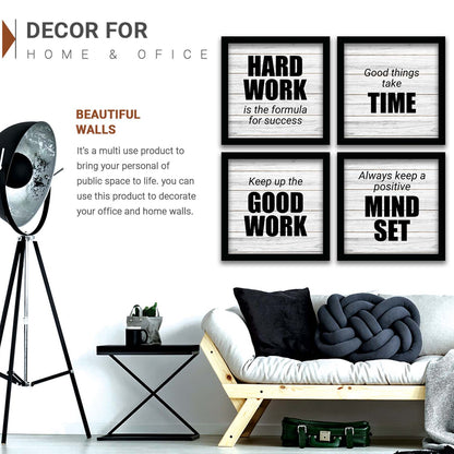 Inspirational Quotes Wall Posters with Frame