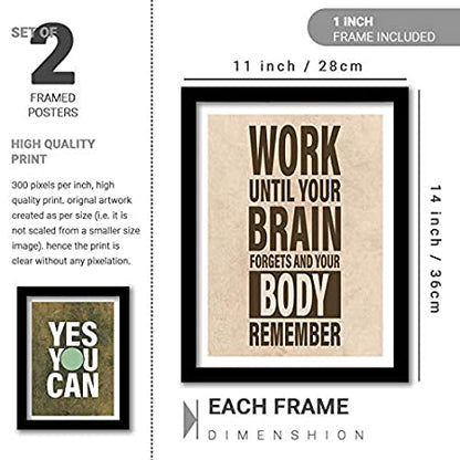 Inspirational Quotes Wall Posters with Frame