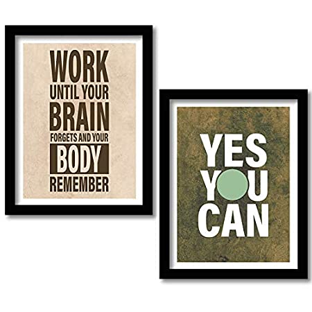 Inspirational Quotes Wall Posters with Frame