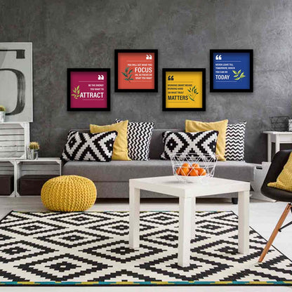 Elevate Your Space: Framed Quotes Posters