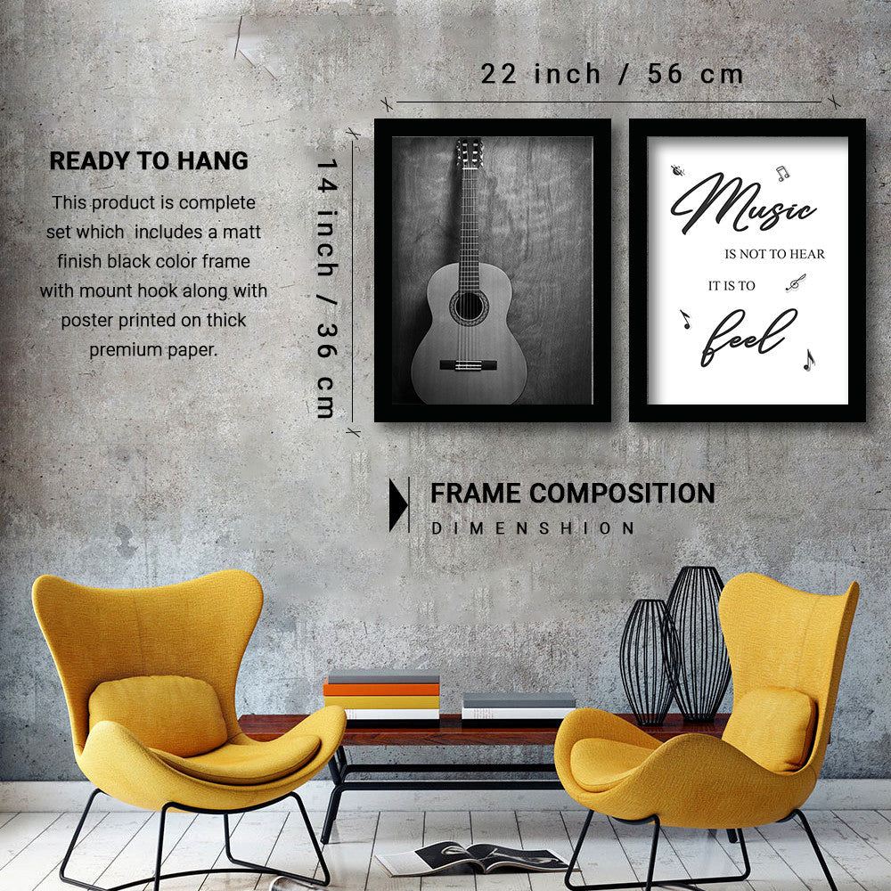 Modern Art Framed Wall Painting Poster for Living room Bedroom Office Gifts Home Decoration