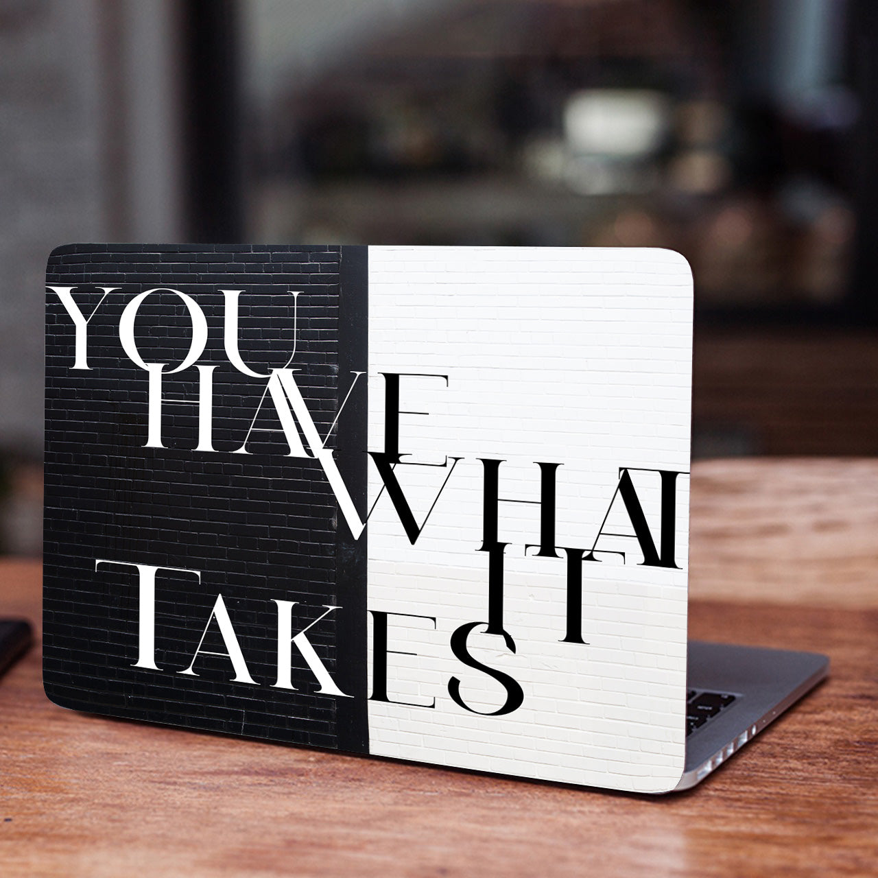 Motivational Quote Theme Laptop Skin for All laptops - 14-15.6 inch Bubble Free/Residue Free Premium Laptop Skin