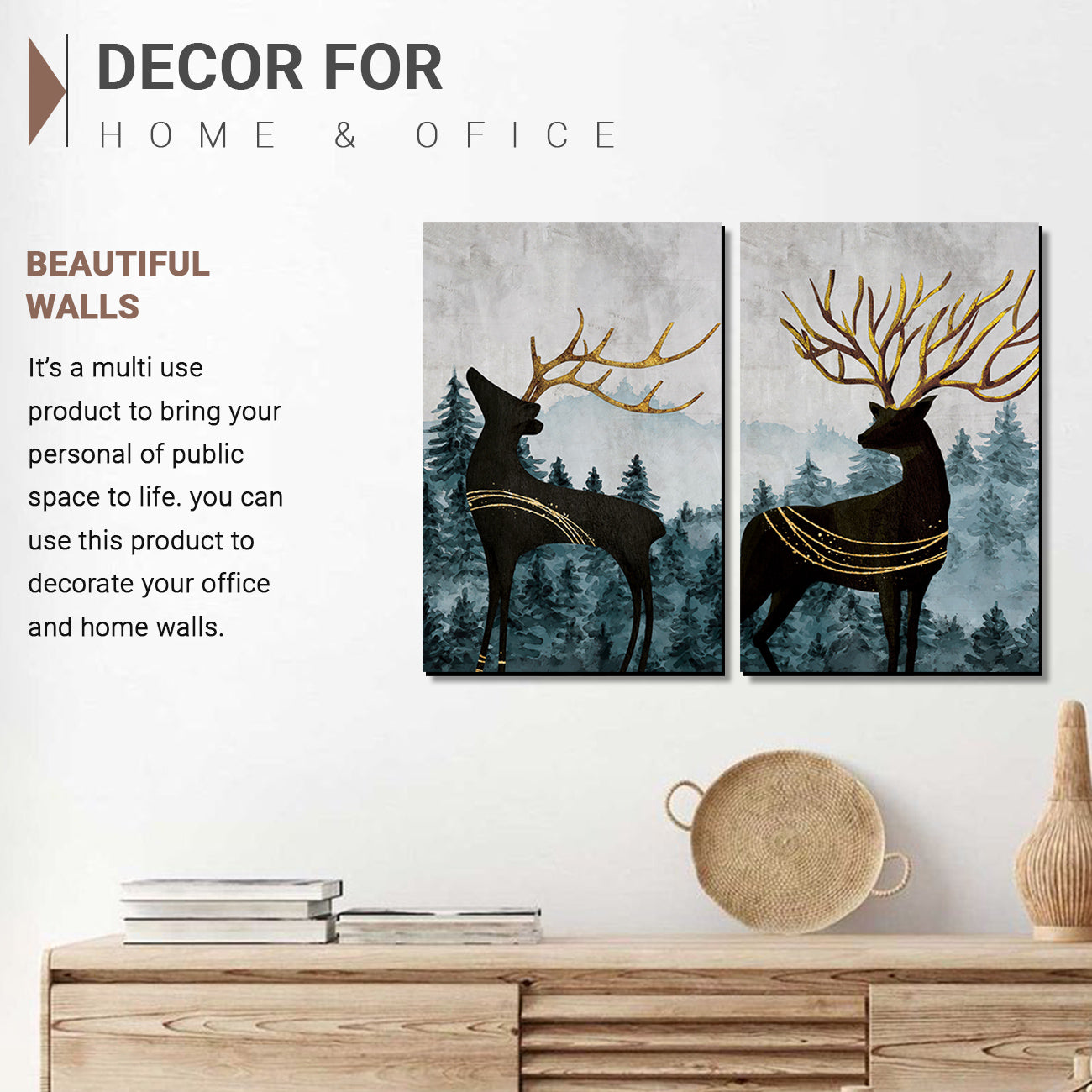 Wall Panel Paintings For Home Decoration Living Room Bedroom Office Decorative Artwork