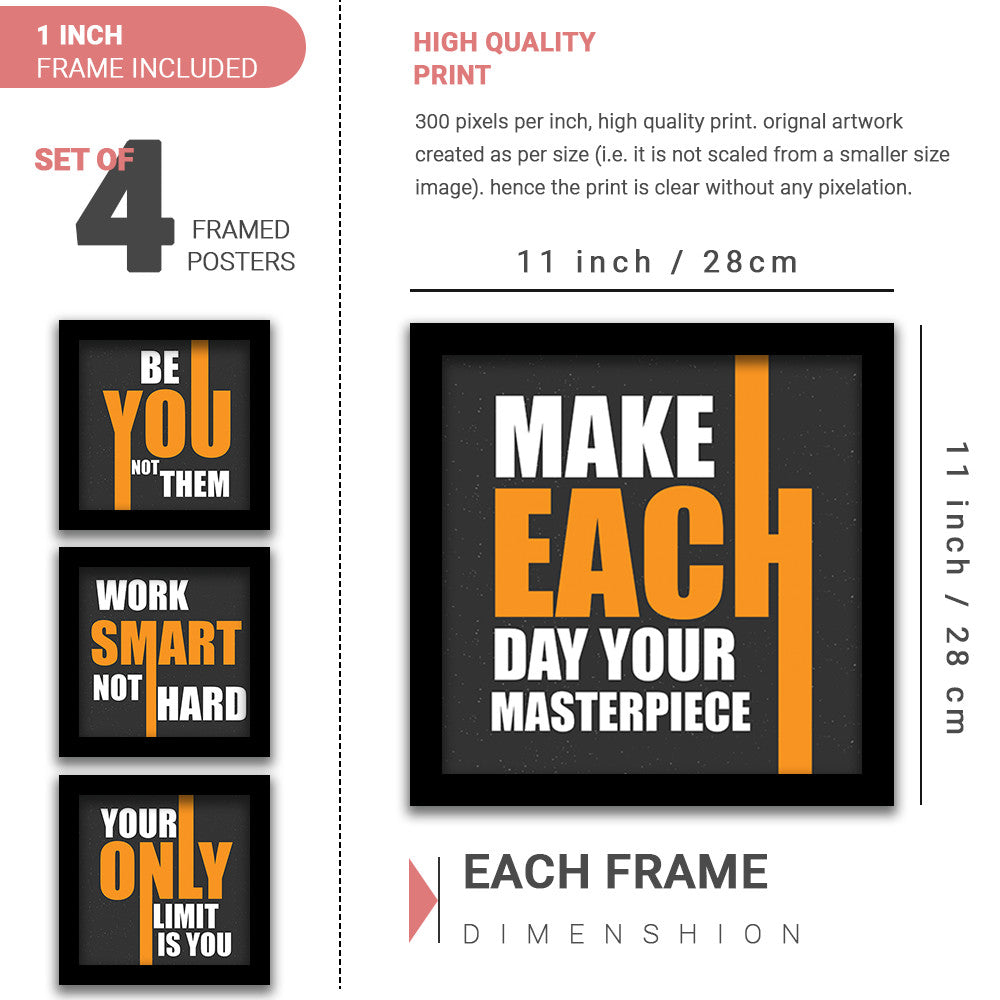 Motivational Wall Frames Posters Paintings